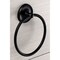 Kingston Brass BA314MB Classic Towel Ring, Matte Black BA314MB - alternate 2